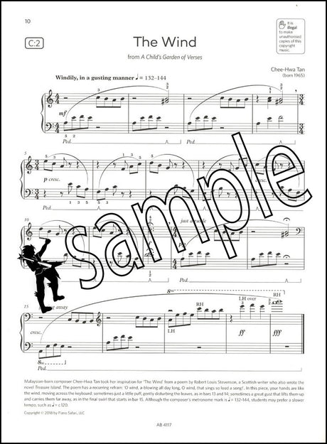 3rd sample page of ABRSM Piano Exam Pieces Grade 1 2025-2026