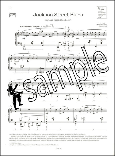 3rd sample page of ABRSM Piano Exam Pieces Grade 5 2025-2026