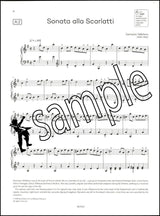 1st sample page of ABRSM Piano Exam Pieces Grade 6 2025-2026