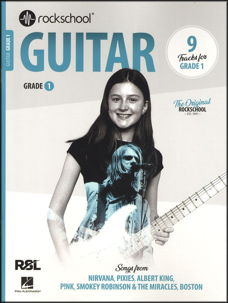 front cover of Rockschool Guitar Grade 1 from 2024