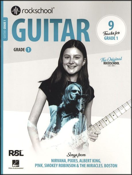 front cover of Rockschool Guitar Grade 1 from 2024