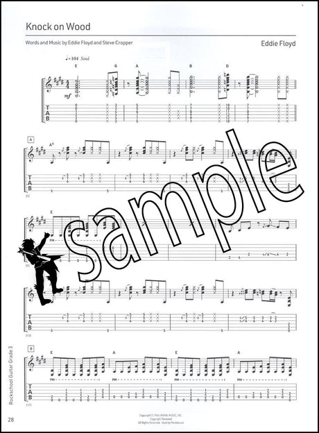 2nd sample page from Rockschool Guitar Grade 3 from 2024