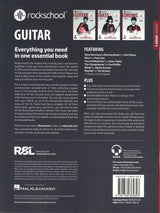 back cover of Rockschool Guitar Grade 4 from 2024