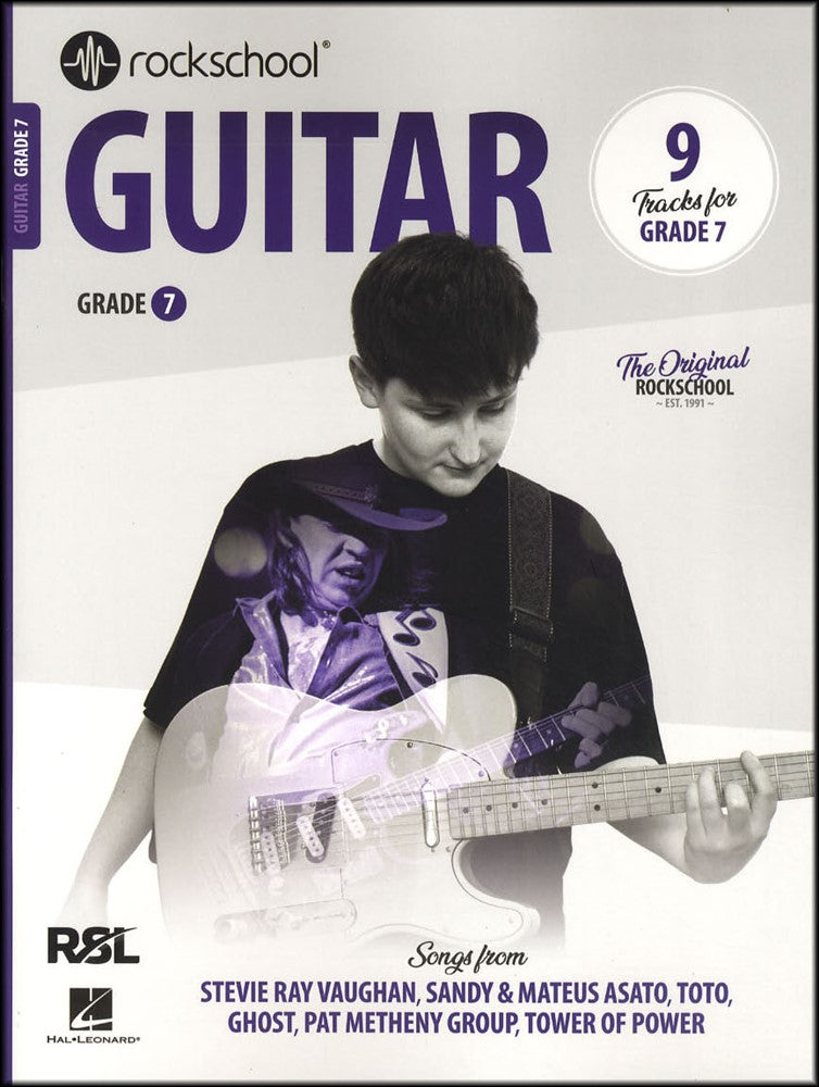 front cover of Rockschool Guitar Grade 7 from 2024