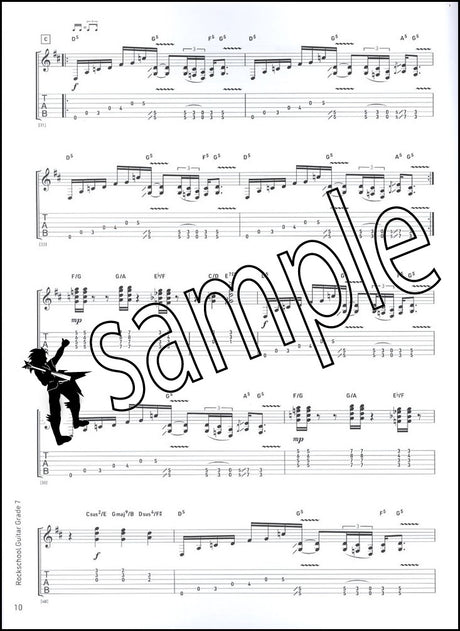 1st sample page from Rockschool Guitar Grade 7 from 2024