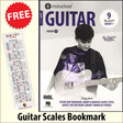 front cover of Rockschool Guitar Grade 7 from 2024 together with free Guitar Scales bookmark