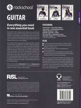 back cover of Rockschool Guitar Grade 7 from 2024