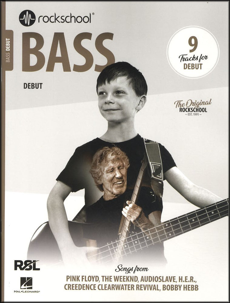 front cover of Rockschool Bass Debut from 2024