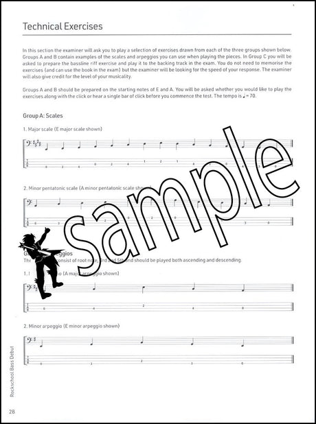 3rd sample page from Rockschool Bass Debut from 2024