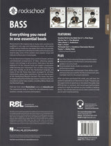 back cover of Rockschool Bass Debut from 2024