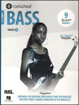 front cover of Rockschool Bass Grade 1 from 2024