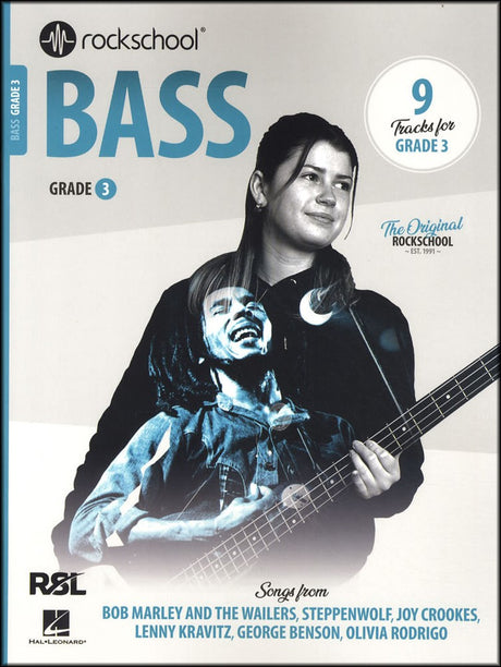 front cover of Rockschool Bass Grade 3 from 2024