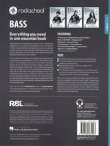 back cover of Rockschool Bass Grade 3 from 2024