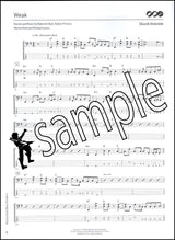 1st sample page from Rockschool Bass Grade 4 from 2024