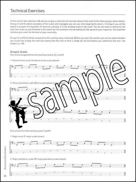 3rd sample page from Rockschool Bass Grade 4 from 2024