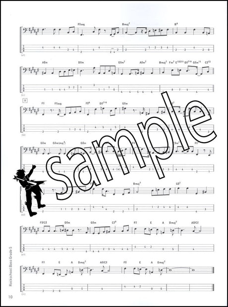 1st sample page from Rockschool Bass Grade 5 from 2024