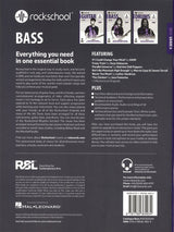 back cover of Rockschool Bass Grade 6 from 2024