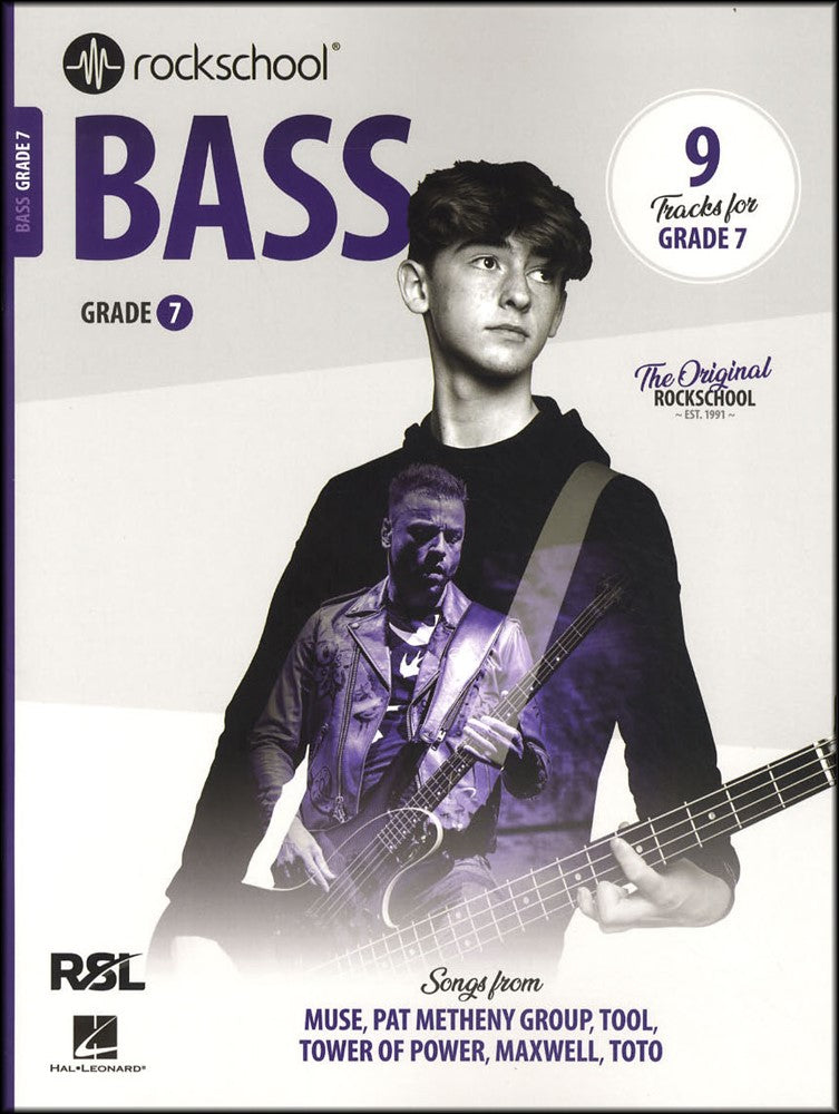 front cover of Rockschool Bass Grade 7 from 2024