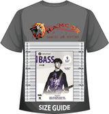 front cover of Rockschool Bass Grade 7 from 2024 on a size guide