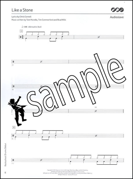 1st sample page from Rockschool Drums Debut from 2024