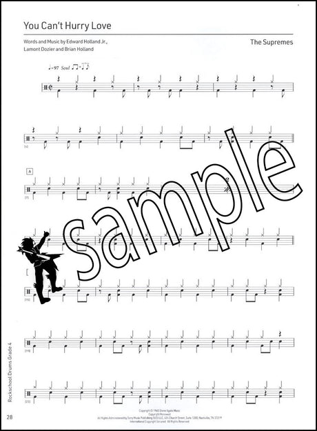 2nd sample page from Rockschool Drums Grade 4 from 2024