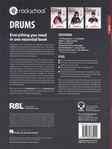 back cover of Rockschool Drums Grade 4 from 2024