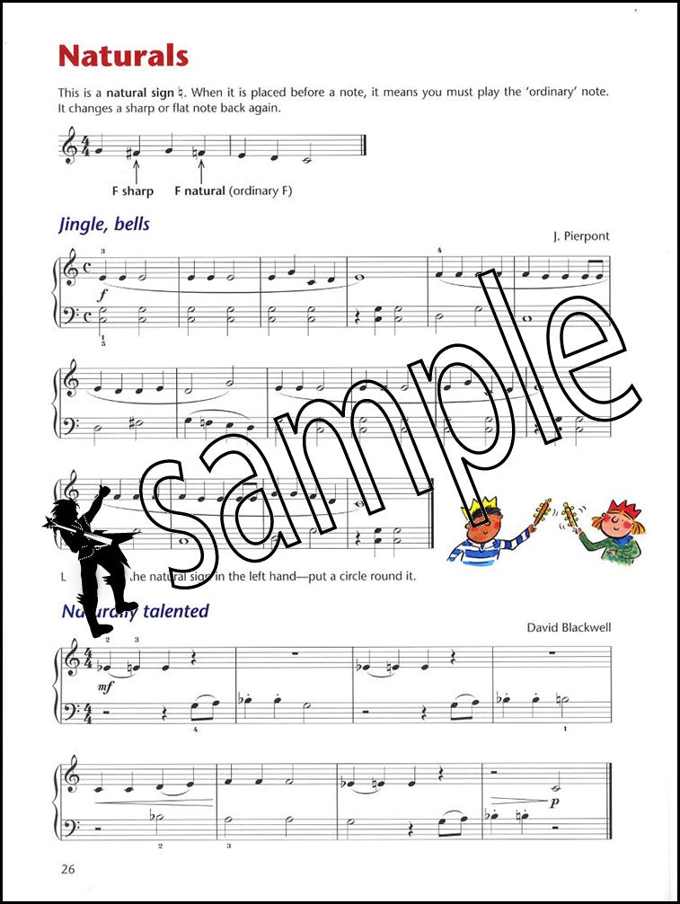 2nd sample page from Piano Time 1