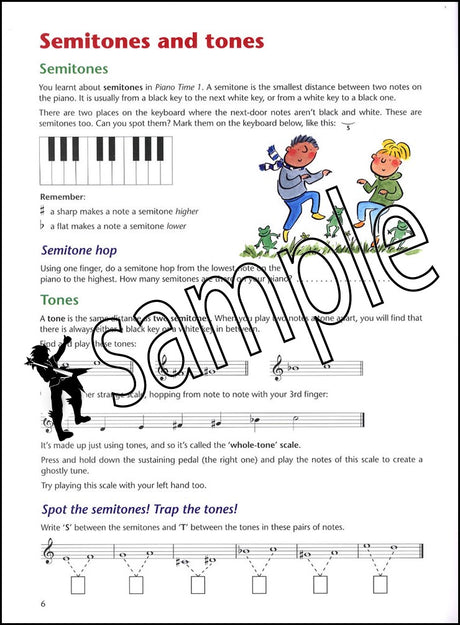 1st sample page from Piano Time 2