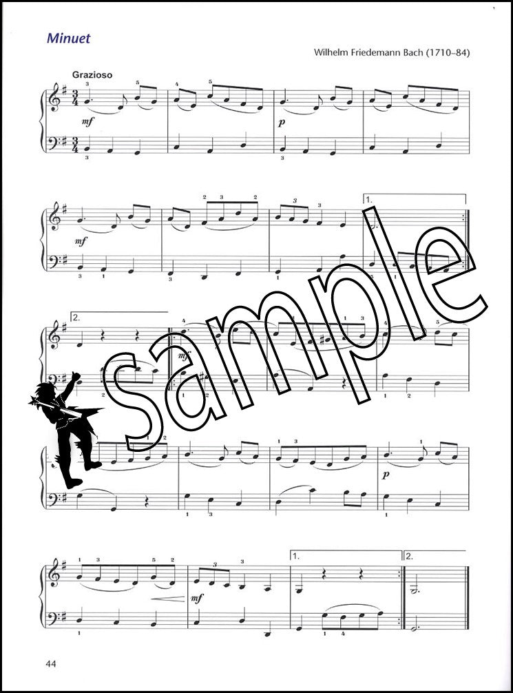 3rd sample page from Piano Time 3