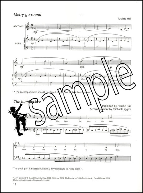 2nd sample page from Piano Time Accompaniments