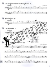 3rd sample page from Paul Harris's Trombone Basics (Bass Clef Edition)