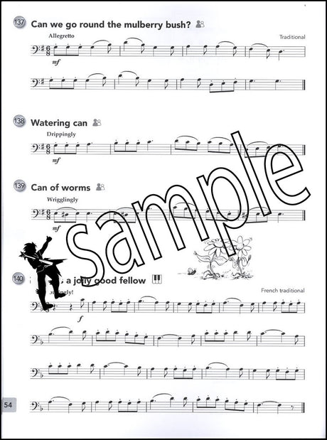 3rd sample page from Paul Harris's Trombone Basics (Bass Clef Edition)