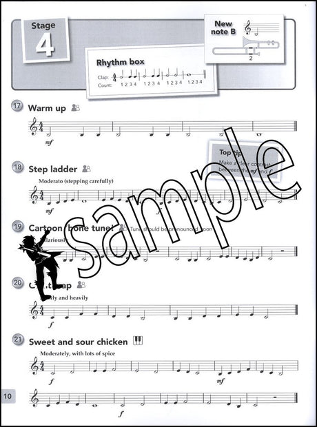 1st sample page from Paul Harris's Trombone Basics (Treble Clef Edition)