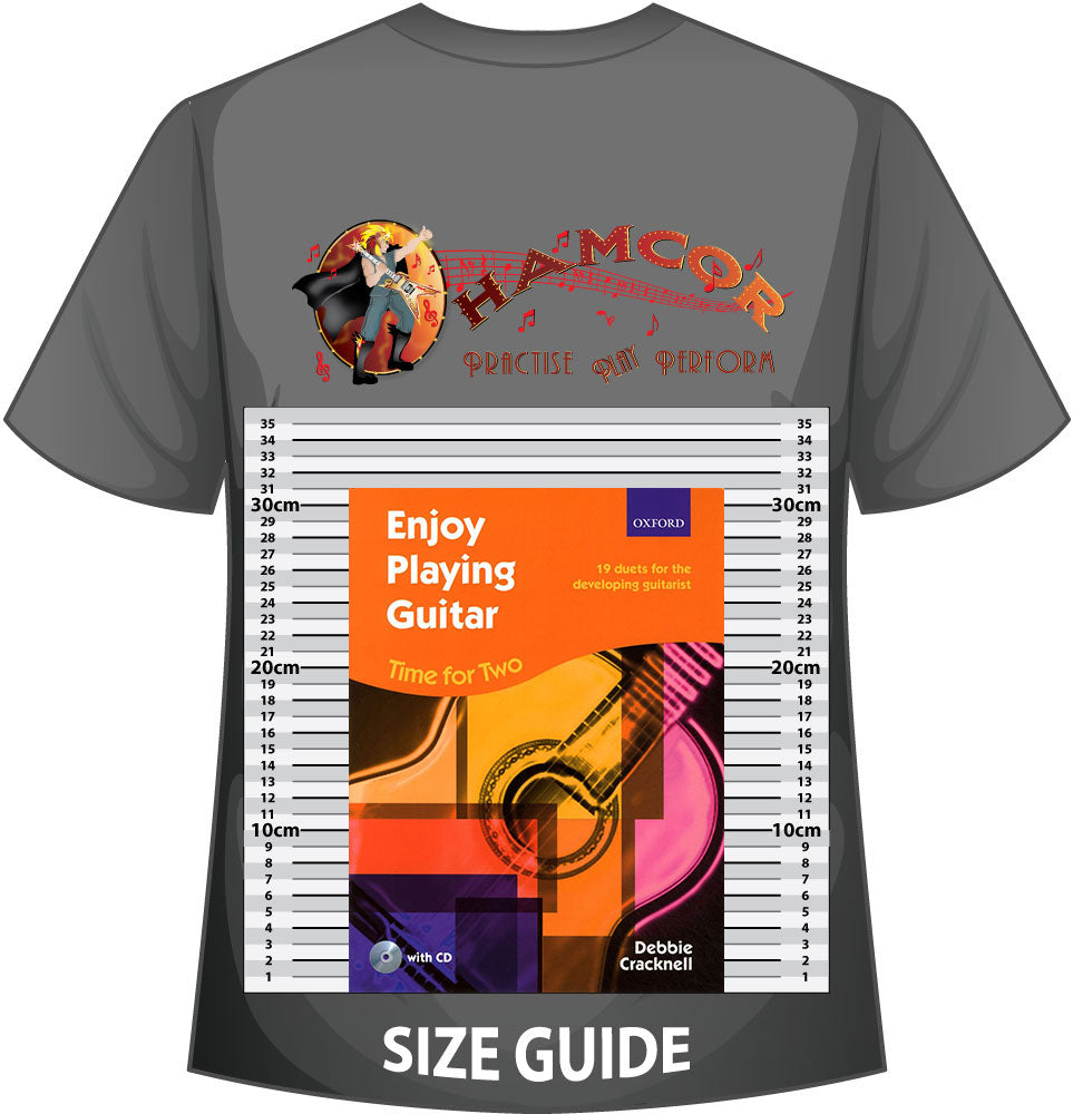 front cover of Enjoy Playing Guitar Time for Two on a size guide