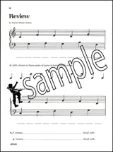 3rd sample page from Bastien Piano Basics Theory & Technique for the Young Beginner Primer B