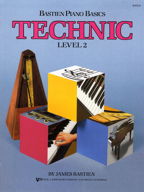 front cover of Bastien Piano Basics Technic Level 2