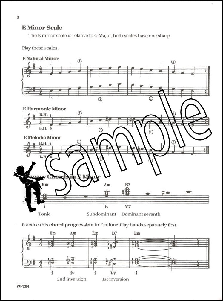 1st sample page from Bastien Piano Basics Piano Level 4