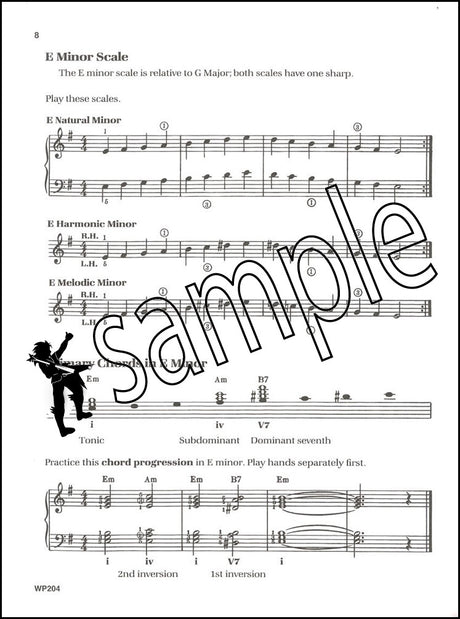 1st sample page from Bastien Piano Basics Piano Level 4