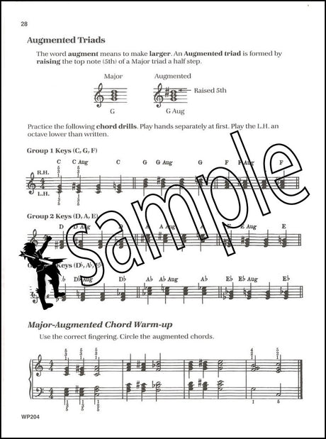 2nd sample page from Bastien Piano Basics Piano Level 4