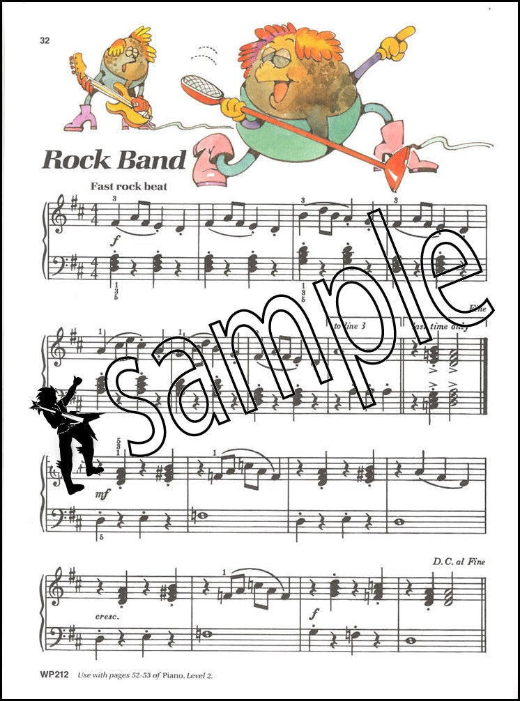 3rd sample page from Bastien Piano Basics Performance Level 2