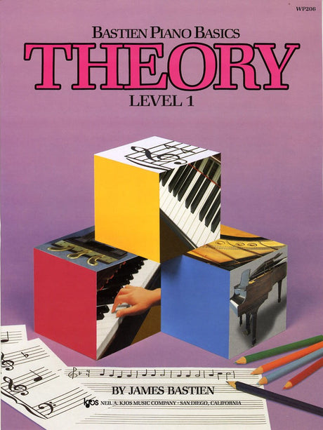 front cover of Bastien Piano Basics Theory Level 1