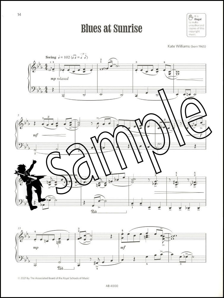 2nd sample page from Nikki Iles & Friends Jazz Pieces for Piano Intermediate