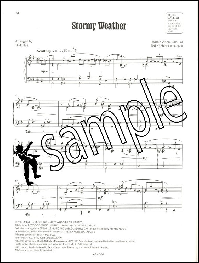 3rd sample page from Nikki Iles & Friends Jazz Pieces for Piano Intermediate