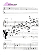 1st sample page from Bastien Piano Basics A Line a Day Sight Reading Level 1