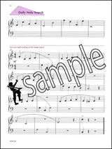 2nd sample page from Bastien Piano Basics A Line a Day Sight Reading Level 1