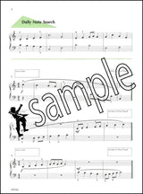 1st sample page from Bastien Piano Basics A Line a Day Sight Reading Level 3