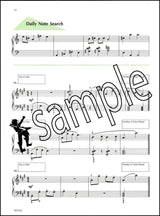 2nd sample page from Bastien Piano Basics A Line a Day Sight Reading Level 3