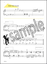 1st sample page from Bastien Piano Basics A Line a Day Sight Reading Level 4