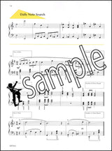 2nd sample page from Bastien Piano Basics A Line a Day Sight Reading Level 4