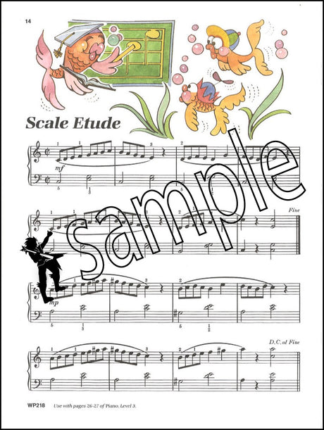 2nd sample page from Bastien Piano Basics Technic Level 3